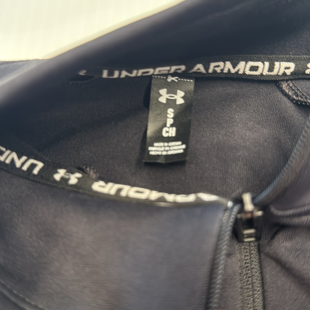 Under Armour Black Quarter-Zip Pullover Women’s Small NWT - Picture 2 of 5